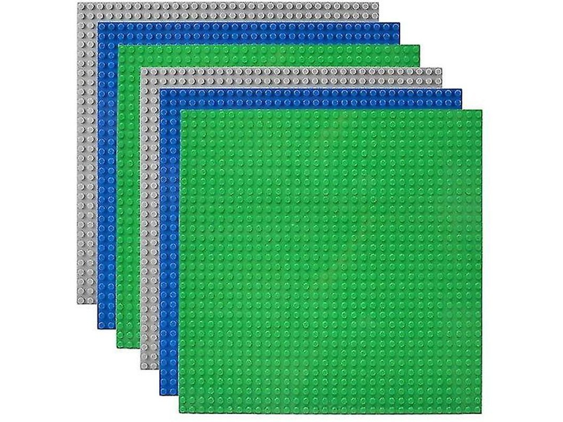 2026 placas Base Clásicas de Construcción 10" X 10", Paquete de 6 para Niños, Compatible Con Marcas Principales, Materiales de Alta Calidad
