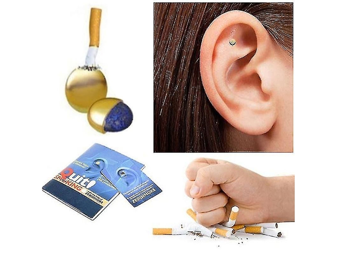 Parche Anti-tabaco Dispositivo Magnético Para Dejar De Fumar Con Magnetos Bioacupuntura Auricular