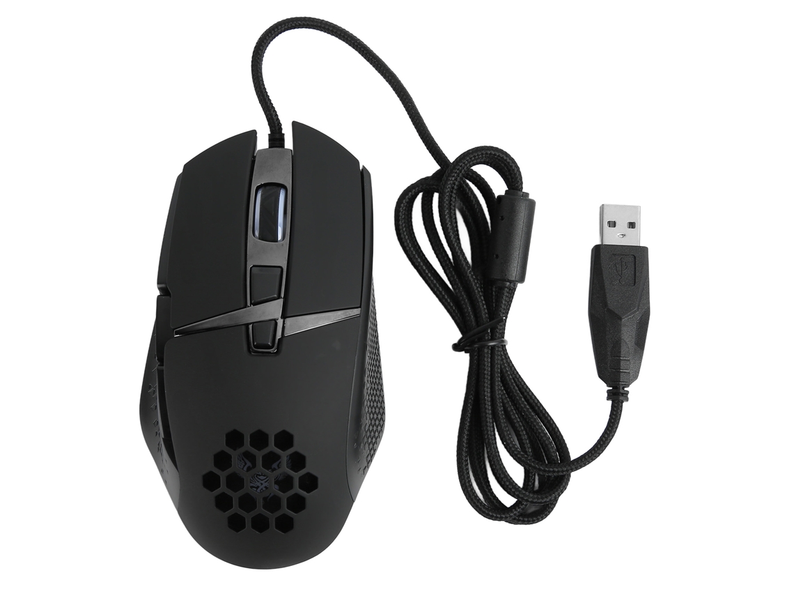 Rato Gamer LAXISCREED 8 Botões Programáveis e Luzes Rgb
