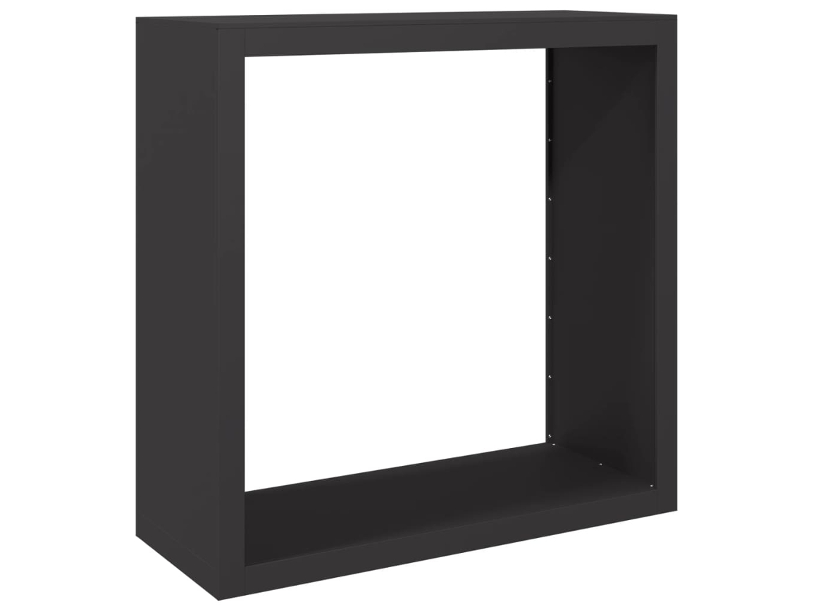 Firewood Rack, Firewood Racks Vidaxl Preto Aço (100 X 40 X 100 Cm)