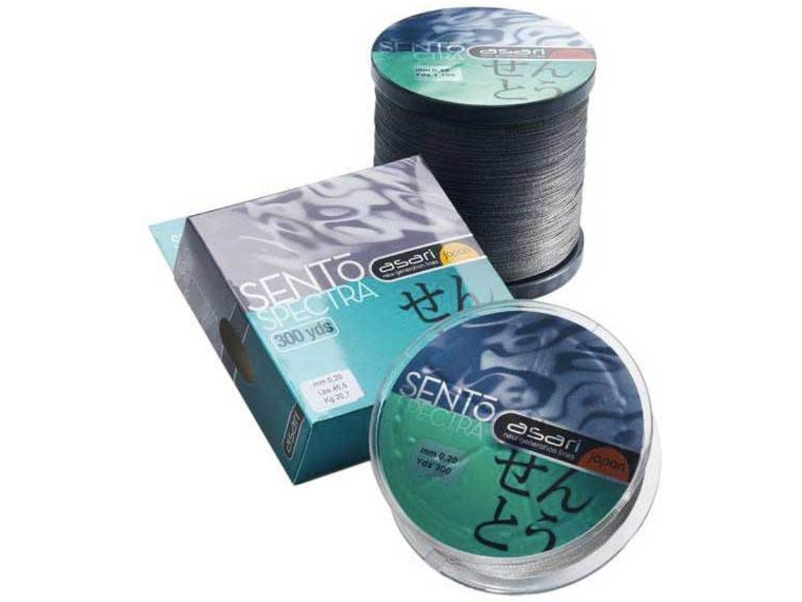 Linha de Pesca trançadas ASARI Sento Spectra (0.600 mm - 0,30 mm)