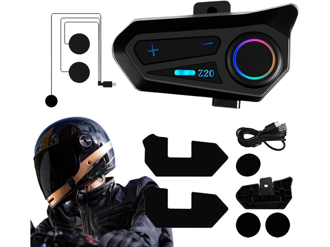 Intercomunicador Moto Écouteur Charge Type-c, Sistema De Comunicação