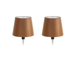 Conjunto De 2 Enfeites Decorativos, Recarregável, Design Sem Fios, Para Casa, Mesa, Festas E Composição De Ambientes Sazonais