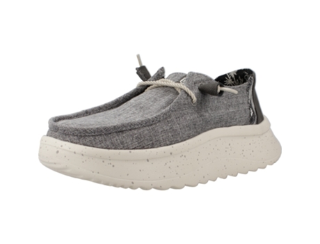 Sapatos de Mulher HEY DUDE Wendy Peak Woven Cinzento (36)