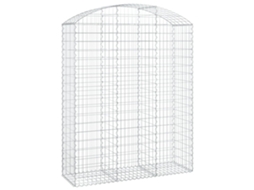 Gabion Basket, Gabion Baskets Vidaxl Prateado Ferro (150 X 50 X 180/200 Cm)