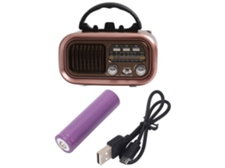 Radio Bluetooth Vintage LAXISCREED Am Fm Portátil