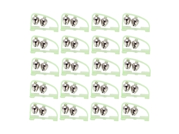 Alarme de Mordida Varinha Pesca 20pcs Campainha Dupla