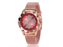 Relógio de Pulso Stylish Quarts Masculino e Feminino (vermelho)