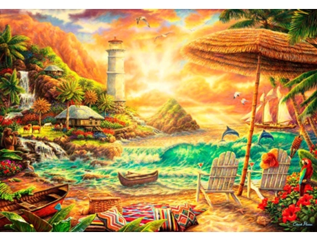 Puzzle Bluebird Eu Amo a Praia 1000 Peças