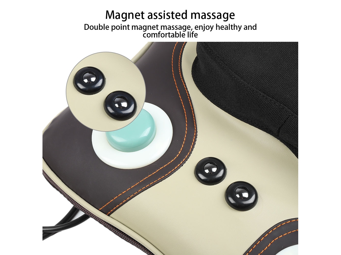 Lurelia Almofada Massageadora Cervical 6 Cabeças Para Cintura