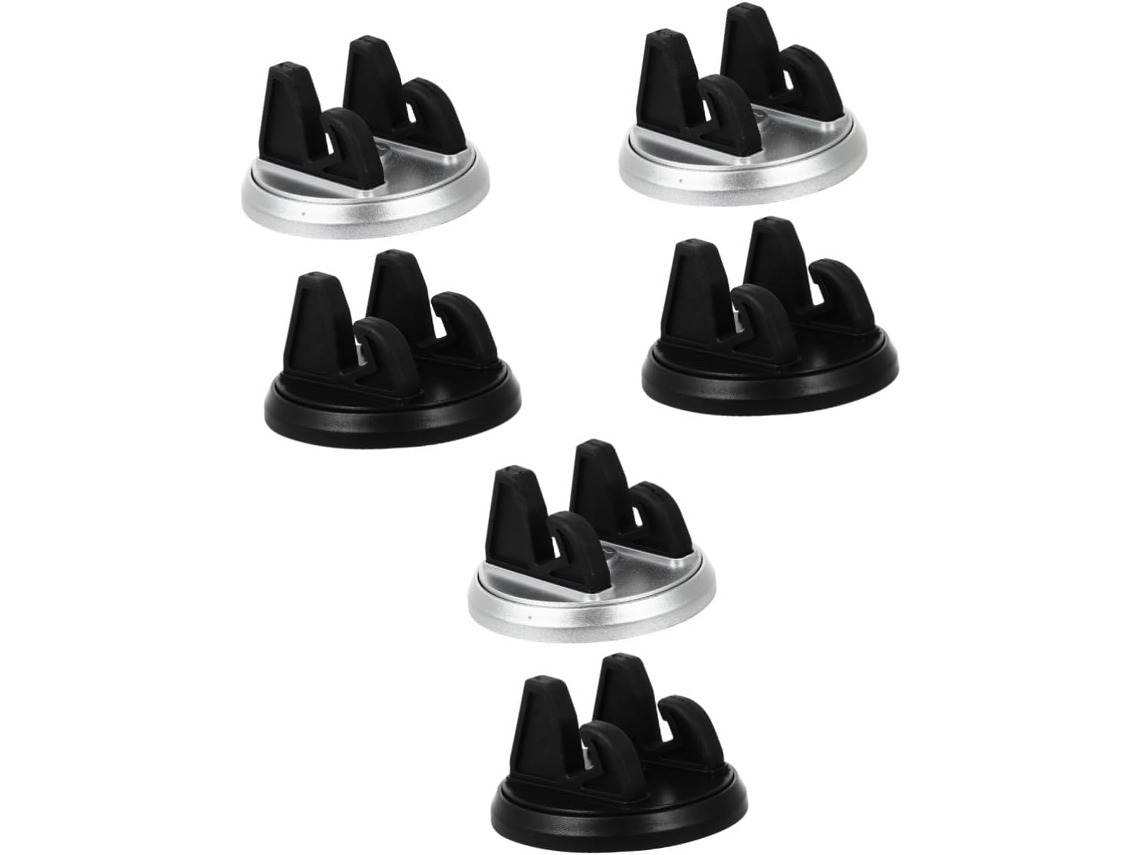 Suporte Giratório Para Celular Com Sistema De Navegação Veicular, 6 Peças.