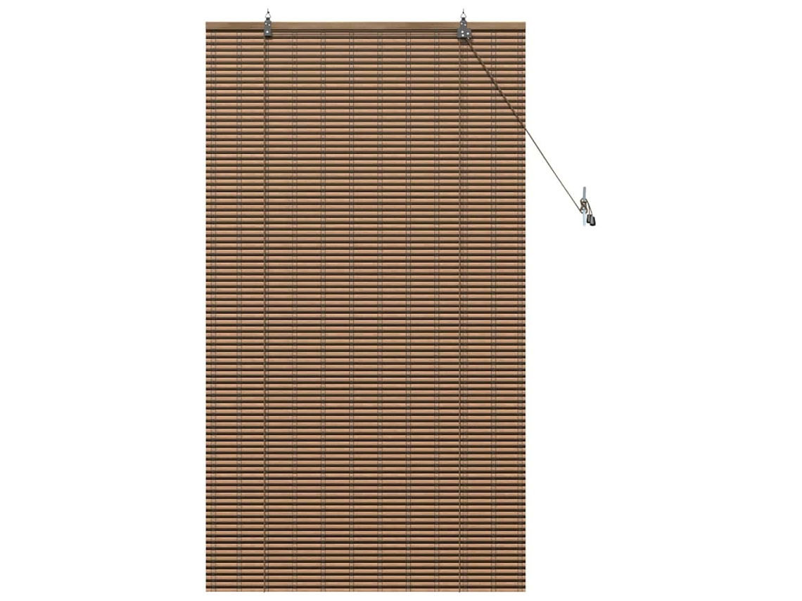 Conjunto 1 Persiana De Bambú Vidaxl Castanho Bambu (80 X 160 Cm)