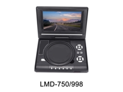 Aetheria reprodutor Dvd Portátil Hd com Tela 270° Giratória e Controle Remoto Usb Lmd 750 Plug Uk