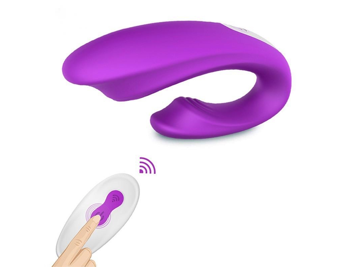 Vibrador Vestível com Controle Remoto Sem Fio À Prova D'Água para Adultos Roxo YIZHOOD