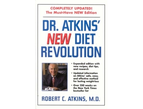 Livro Dr. Atkins New Diet Revolution De Robert C Atkins Md (inglês - Capa Dura)
