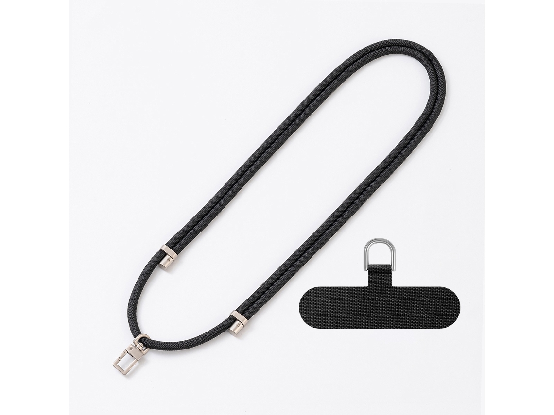Lurelia Cordão Para Telemóvel Ajustável Transversal Para Pescoço 150 Cm 5m Anti-perda