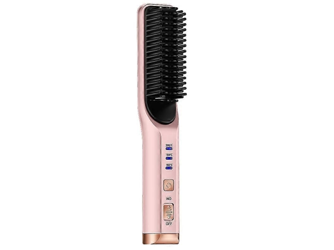 Prancha Alisadora e Modeladora de Cabelo 2 em 1 Rosa TAISHENGDA