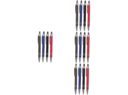 Villcase Conjunto De 4 Canetas Esferográficas, Utensílios Escrita,