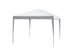 Tenda dobrável com bolsa, 2,95x2,95 m, branco S/MARCA