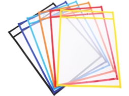 Pastas Transparentes Para Quadro Branco Nuobesty A4, Pacote Com 6 Unidades, Reutilizáveis E