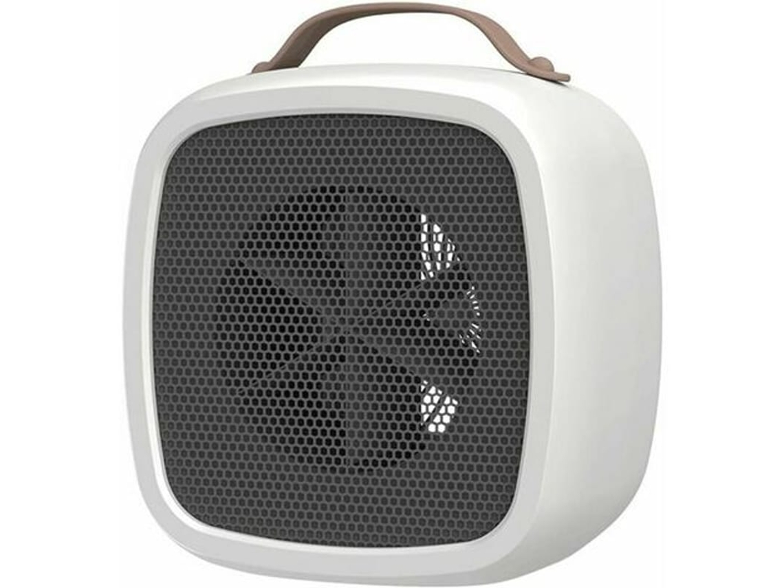 Aquecedor Elétrico Portátil Pequeno, Aquecedor De Ventilador Cerâmico Para Banheiro E Ambientes (branco)
