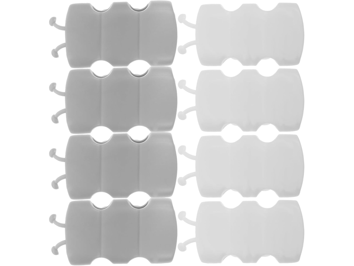 Suporte De Chuveiro Com Ventosa Silicone Vicasky, Conjunto De 8 Peças, À Prova D Água E Leve, Sem Necessidade De Furar
