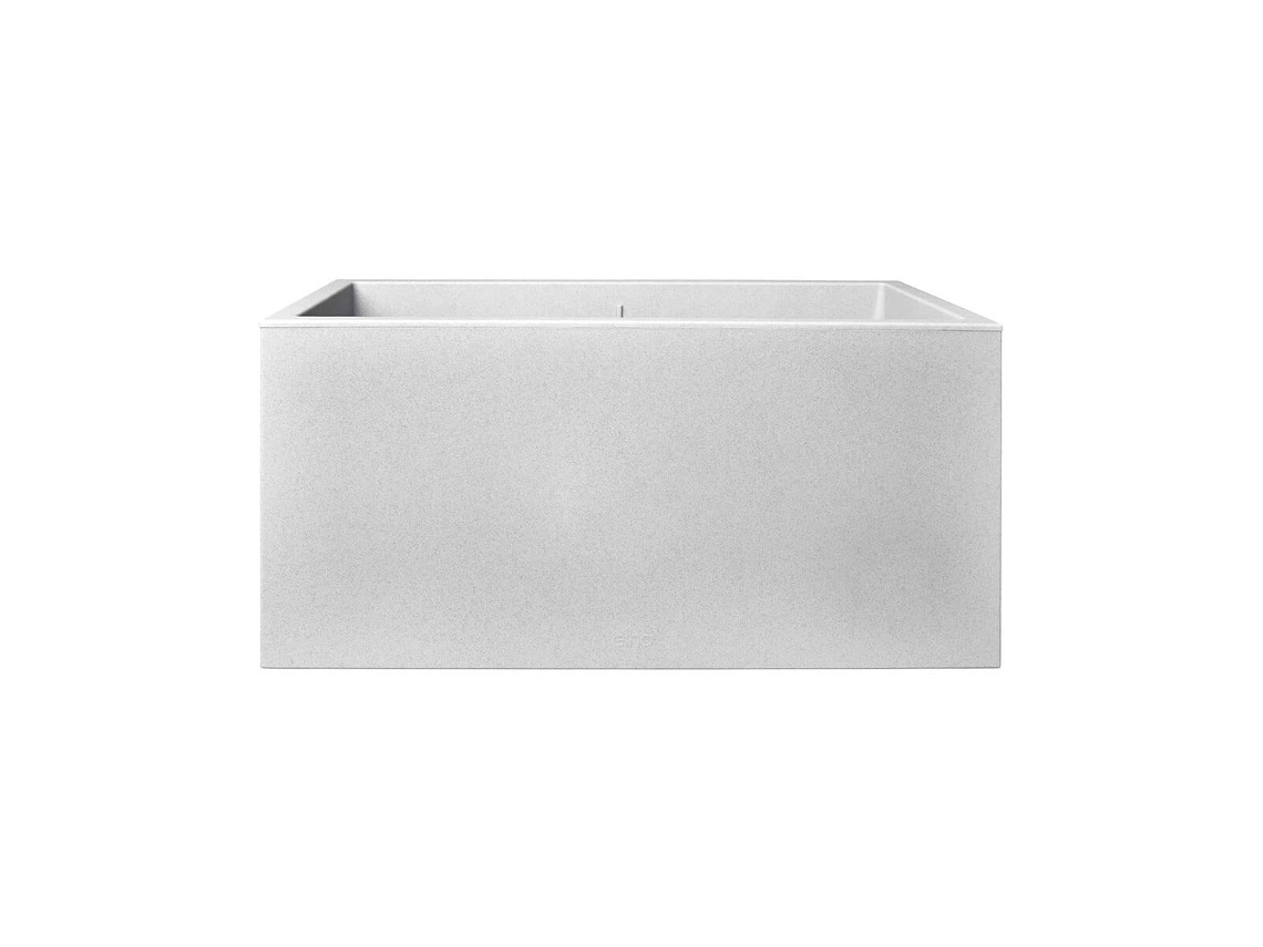 Vaso ELHO Branco 59 X 30 X 29 Cm Plástico Retangular Moderno