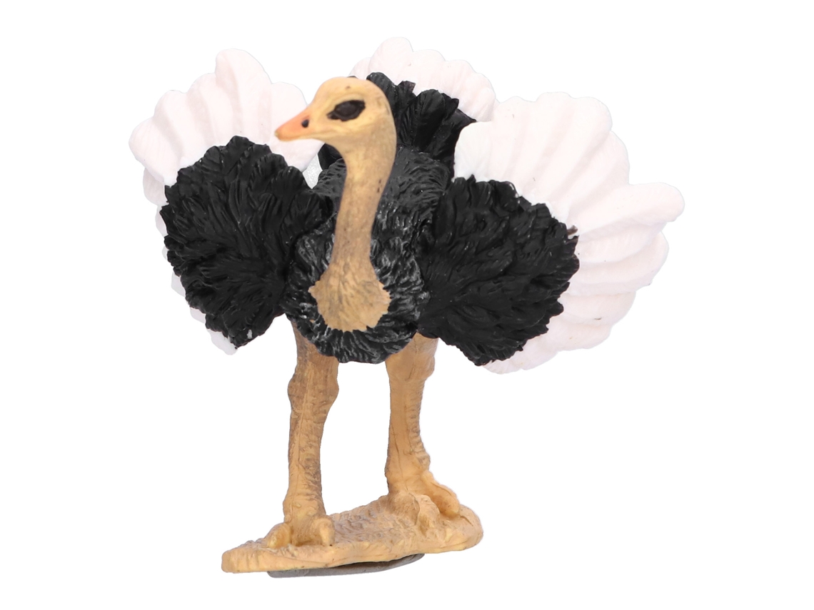 Walshlxq figura de Avestruz Modelo de Vida Silvestre Altamente Simulado Colección de Figurillas Prop Educativo 773