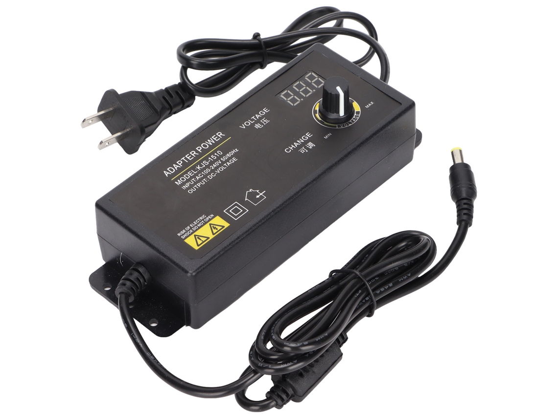 Aetheria adaptador de Energia Regulável 3 24v 4a 90w com Display Led Digital Plug Us