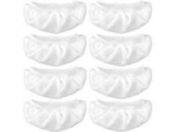 Conjunto de 8 Panos Limpeza a Vapor, Conjunto Universal de Panos Microfibra, Panos de Reposição para Limpadores a Vapor BRILVIBERA