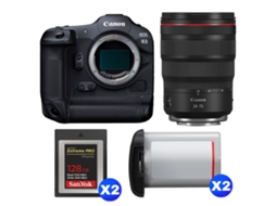 Eos R3 + Rf 24 70mm F/2.8 L Is Usm + 2 Sandisk 128gb Extreme Pro Cfexpress Type B + 2 Canon Lp e19 + Ebook Pricedirect CANON