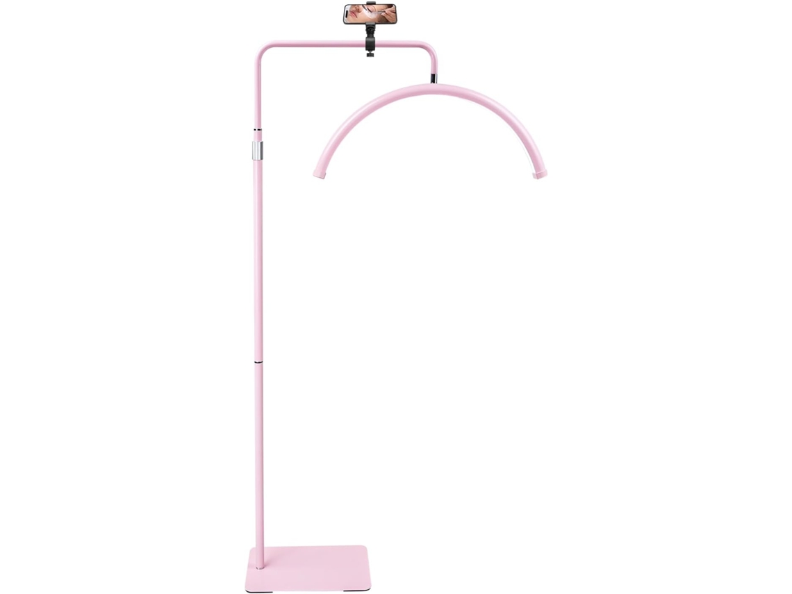Luz De Beleza U Formato Piso 24 , Led Para Unhas, Rosa (controle Remoto Botão) Sfushos (europa, 36w)
