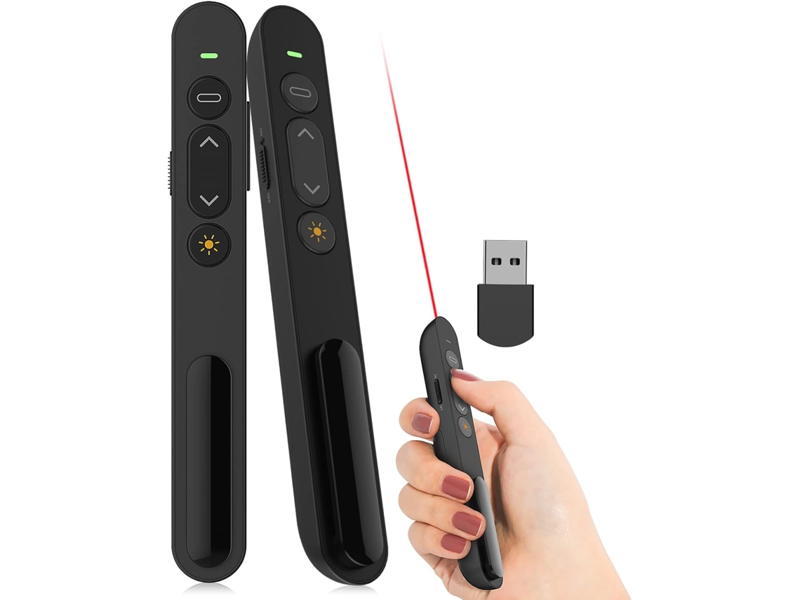 (1 Unidade) Controle Remoto Sem Fio Para Apresentações Com Clicker