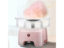 Máquina Elétrica De Algodão Doce Com Tubos De Aquecimento Rápido, Operação Com Um Botão, Modelo Comercial Rosa