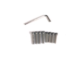 Kit de Parafusos de Suporte Scooter Prateadopat Racks