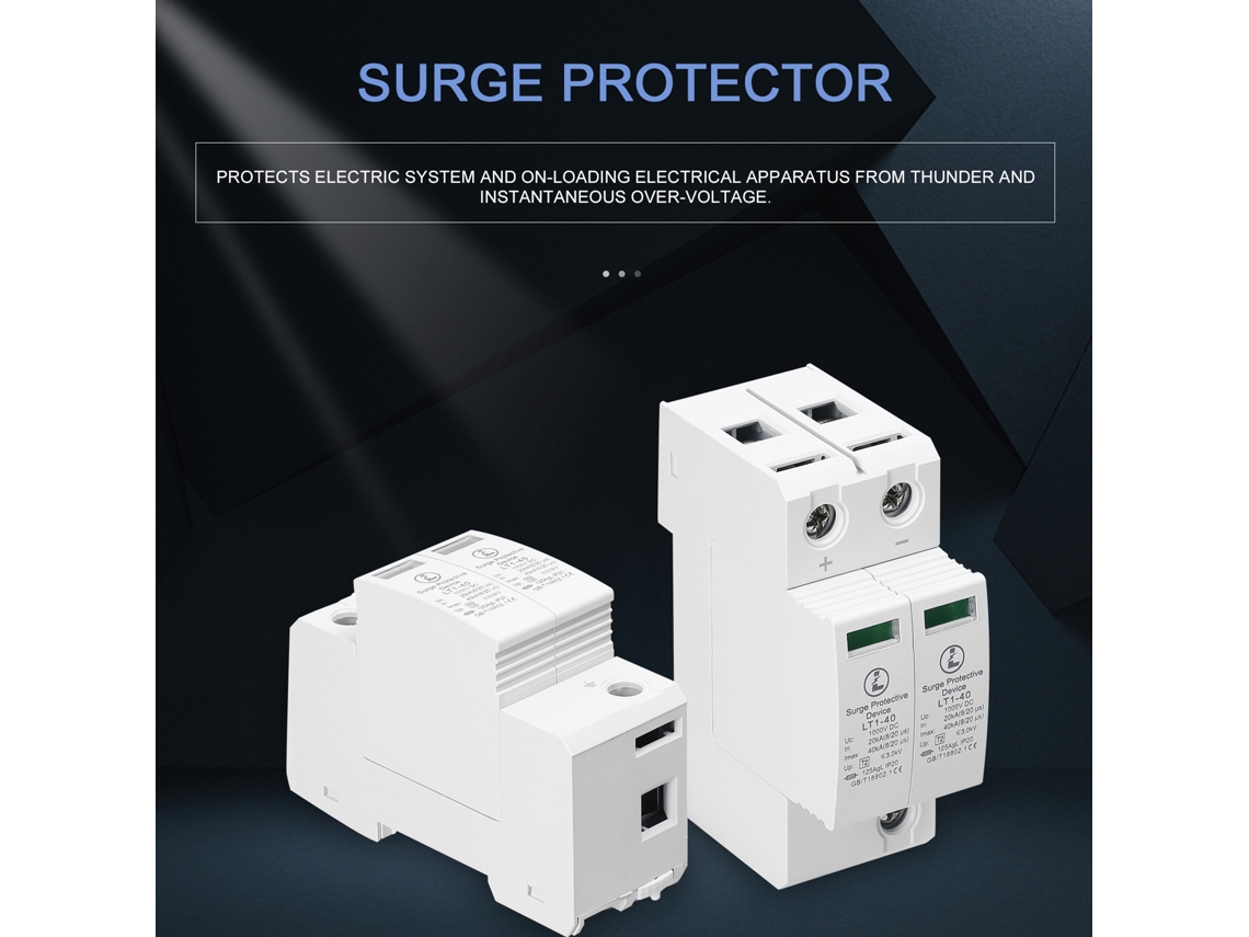 PROTETOR CONTRA Surtos Fotovoltaico 40KA DC 1000V | S/MARCA