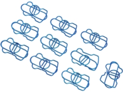 100-clipes De Papel Metálicos, Processo De Galvanoplastia Multifuncional Evitar Deslizamento, Clipes De Papel