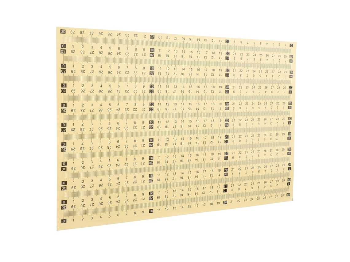 Lurelia Fita Métrica 20 Peças Em Plástico Para Design