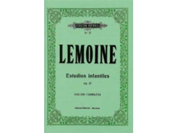 Livro 50 Estudios Infantiles Op.37 de Henri Lemoine (Espanhol)