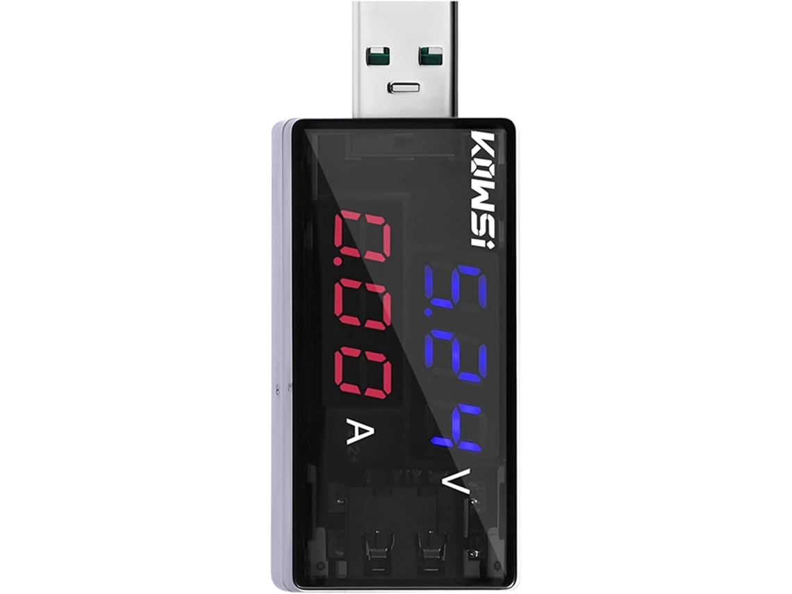 Detector De Carga Tensão E Corrente Usb -11va Voltímetro Bateria 120 W
