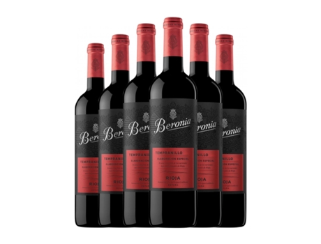 Vinho BERONIA Producción Especial Tempranillo Rioja Jovem (0.75 L - 6 Unidades)