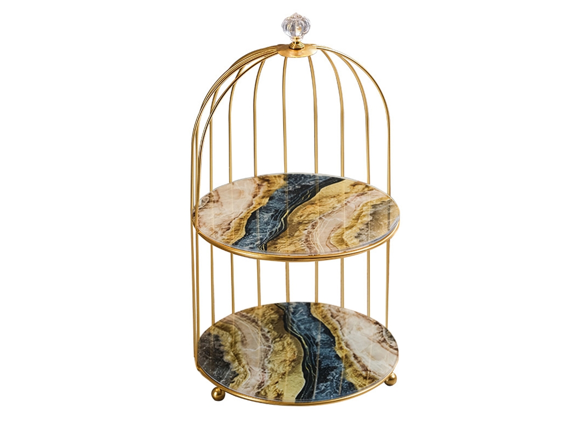 Organizador de Maquiagem de Grande Capacidade Ornamento Luxuoso de Mesa de Banheiro Bancada de Prateleira de Armazenamento de Cosméticos Serve Para