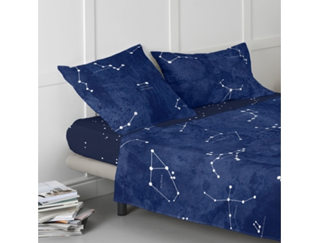 Lençól de Baixo HAPPYFRIDAY Cosmos Bed 200 (200X200 cm)