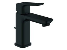 Cubeo Misturadora Monocomando De Lavatório, Tamanho S, Projeção 106mm, Descarga Pop Up, 1016942430, Cor Preto Mate Grohe