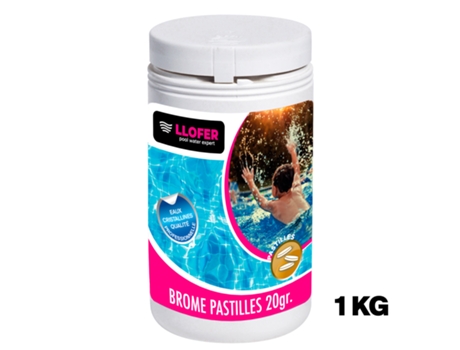 Bromo em pastilhas 20gr - 1kg LLOFER