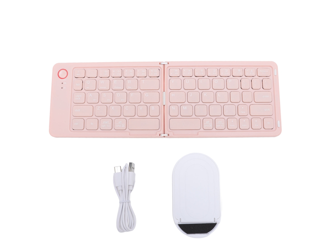 Teclado Bluetooth Plegable Inalámbrico Portátil