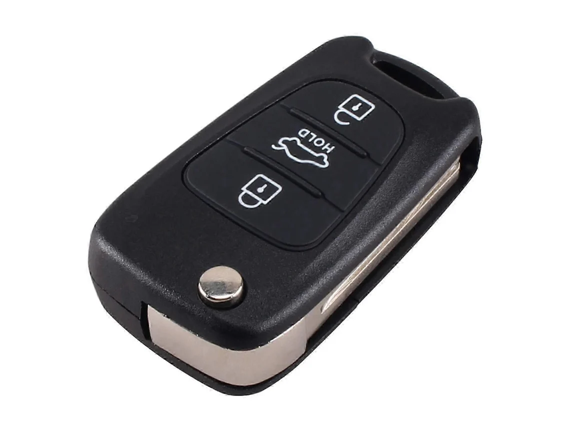 3 botões flip dobrável remoto chave caso shell compatível com i20 i30 i35 ix20 ix35 sygo