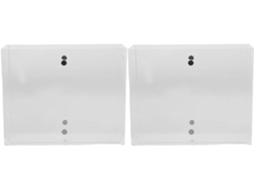 Conjunto De 2-dispensadores Fita Adesiva Em Acrílico Transparente Para Projetos Diy