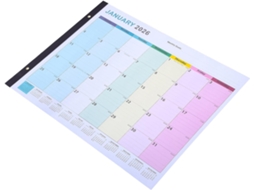 Calendário de Parede 2026 2027 em Formato 261 X 276 Cm, Mensal 18 Meses, para e Sem CHABERLU
