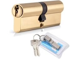 Fechadura de Cilindro 40/40, Porta Duplo Europeu, 8 Chaves GOKOCO